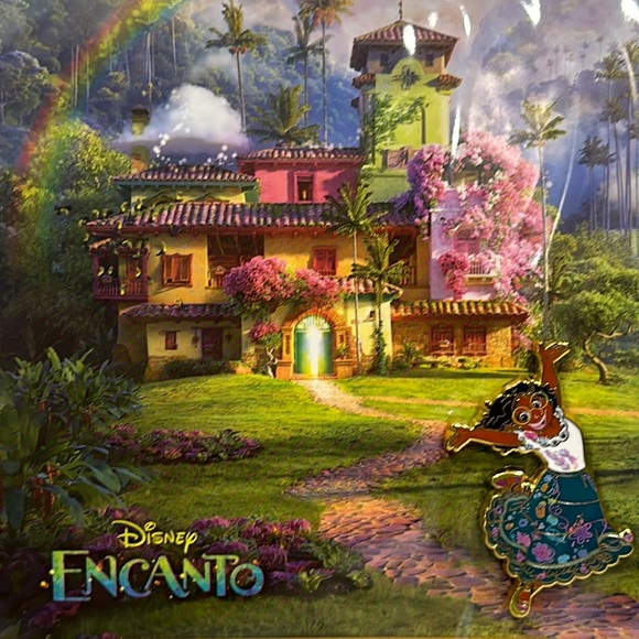 BNIP Disney Movie Club VIP Pin ENCANTO Mirabel VHTF with Certificate - Picture 3 of 4